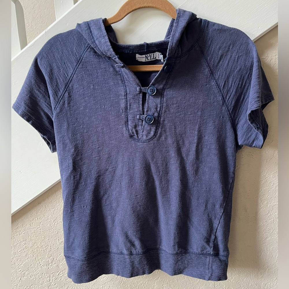Petite NYL Short Sleeved Hoodie